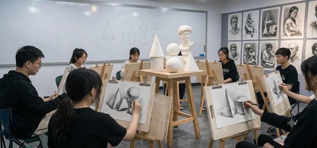 造型基石班-素描方向